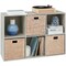 Best Choice Products 6-Cube Bookshelf, 13.5in Display Storage System, Organizer w/ Removable Back Panels